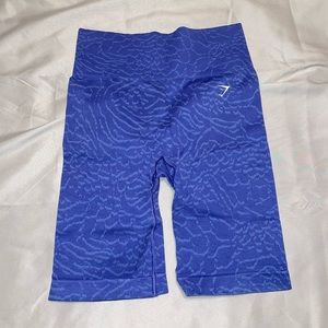 Gymshark Adapt Animal Seamless shorts - blue - size M